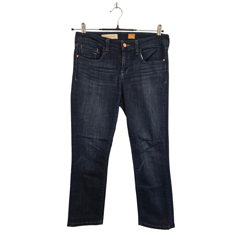Pilcro Women's Straight Leg Jeans in Dark Indigo